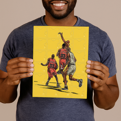 Basketball Advent Calendar – Mini Figure Collector Set for Daily Surprises