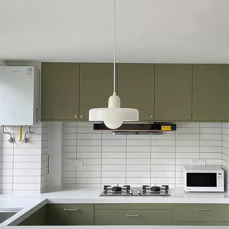 Two-Tone Pendant Light in Coastal Transitional Design