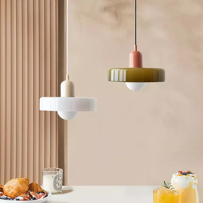 Two-Tone Pendant Light in Coastal Transitional Design