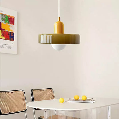 Two-Tone Pendant Light in Coastal Transitional Design
