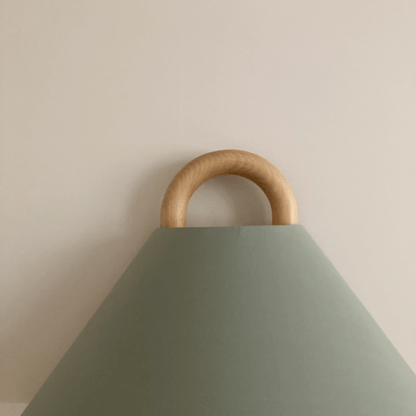 Beechwood Design Wall Light Fixture in Solid Wood, Modern Style