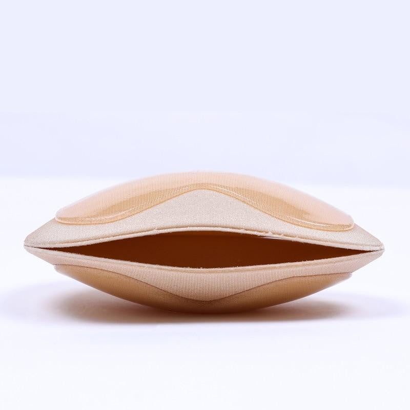 Silicone-Backed Swim Shape Enhancers for Comfortable Support
