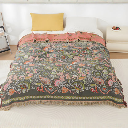 Reusable Bohemian Style Throw Blanket