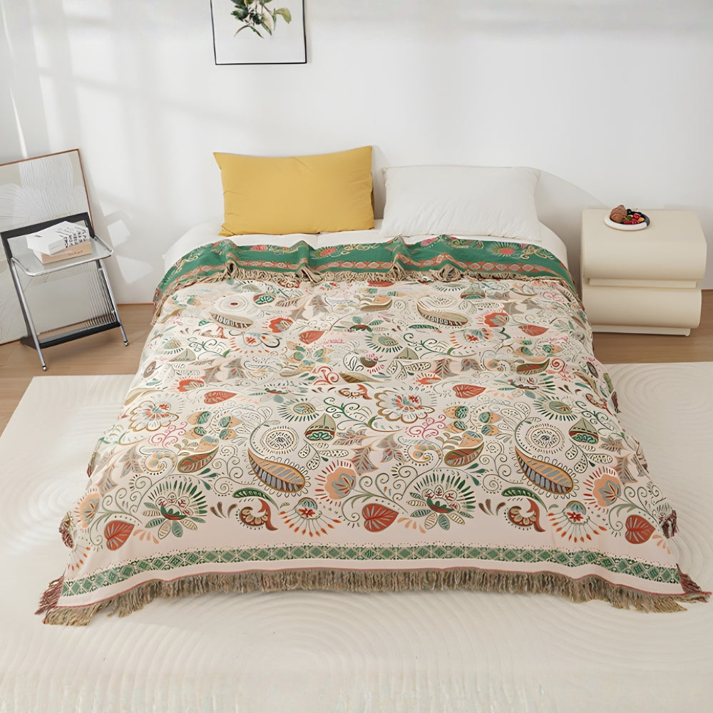 Reusable Bohemian Style Throw Blanket