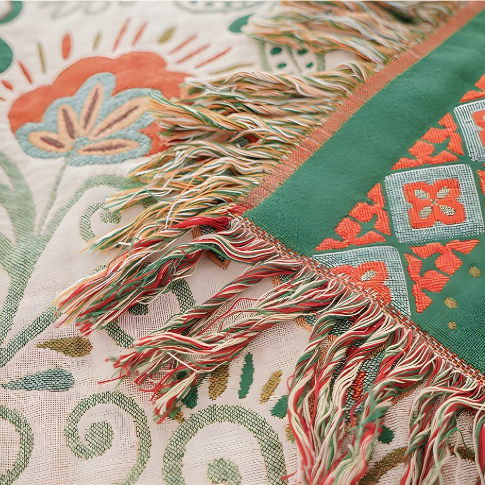 Reusable Bohemian Style Throw Blanket