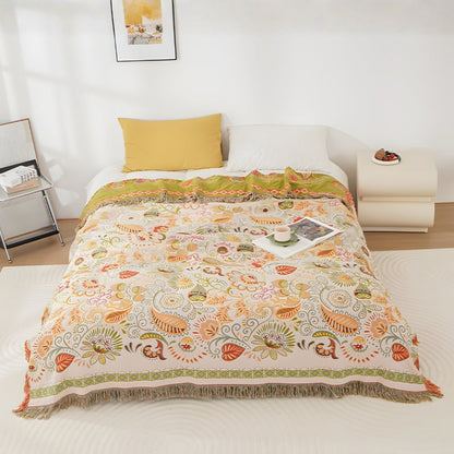 Reusable Bohemian Style Throw Blanket