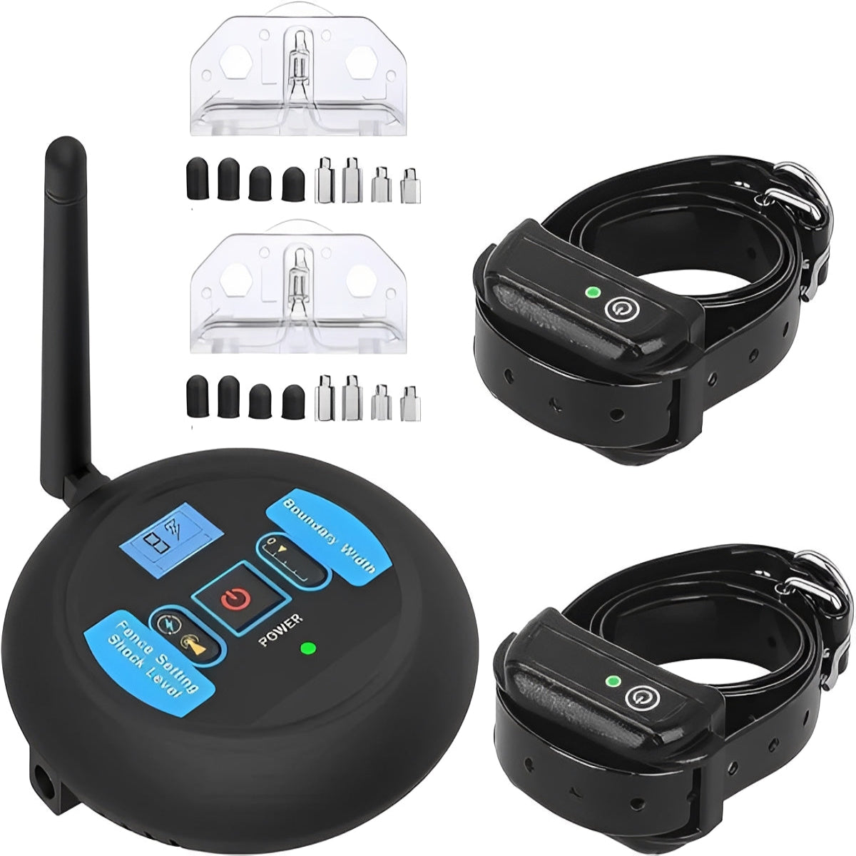 Adjustable Range Wireless Pet Containment System – Waterproof Collar