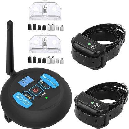 Adjustable Range Wireless Pet Containment System – Waterproof Collar