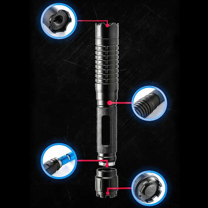 Waterproof Compact Laser Pointer with Adjustable Beam for Outdoor Use