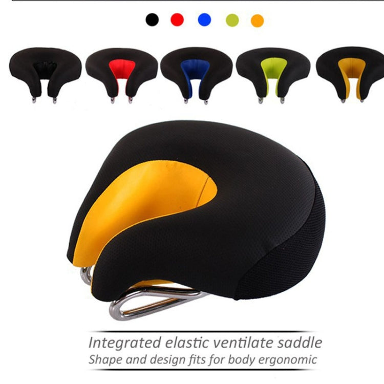 Thick Padded Noseless Bicycle Seat for Enhanced Comfort