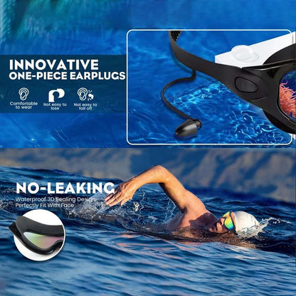 Wide View Anti-Fog Swim Goggles for Comfortable Fit for Every Swimmer
