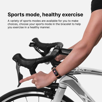 Health Tracker Smartwatch for Heart Rate and Blood Pressure Monitoring
