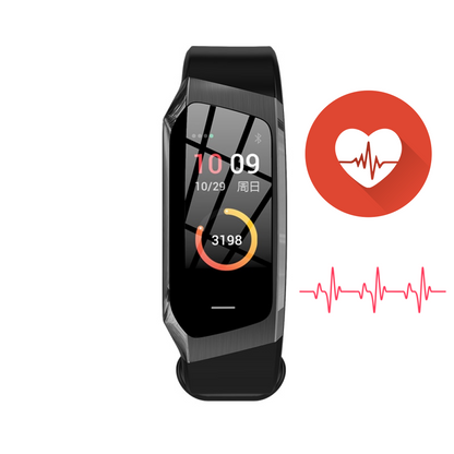 Health Tracker Smartwatch for Heart Rate and Blood Pressure Monitoring