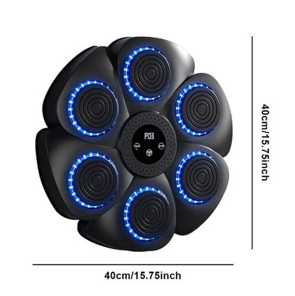 Fitness Coordination Boxing Pad with Interactive Music and Target Zones