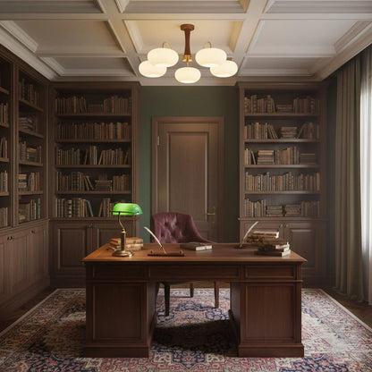 Ceiling Light in Vintage Style with Persimmon Finish