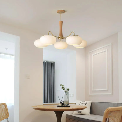 Ceiling Light in Vintage Style with Persimmon Finish