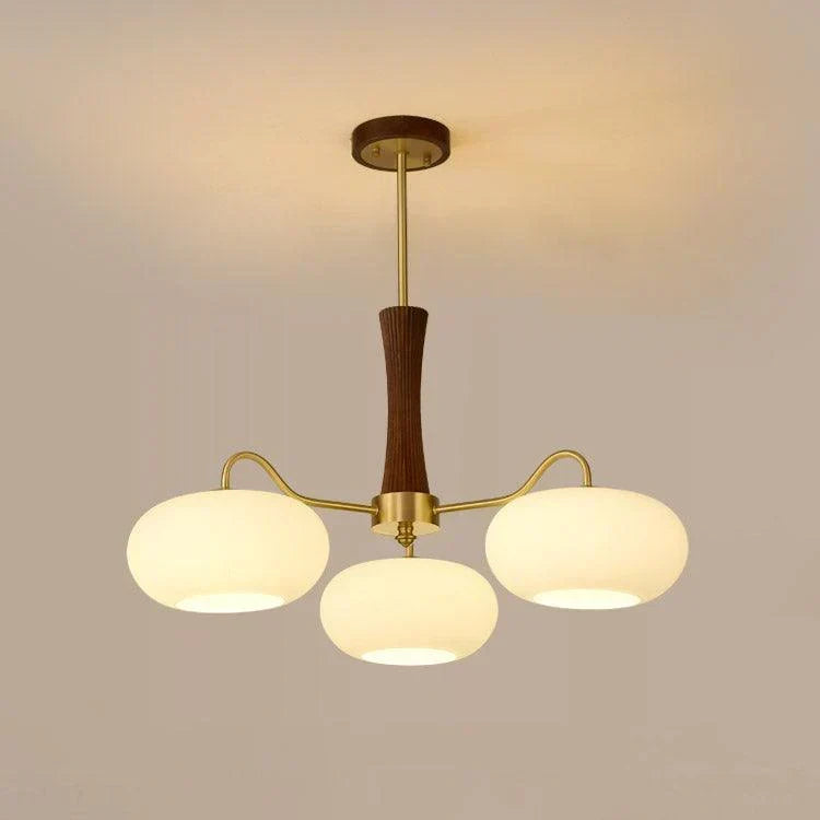 Ceiling Light in Vintage Style with Persimmon Finish