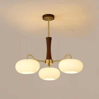 Ceiling Light in Vintage Style with Persimmon Finish