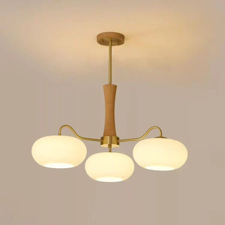 Ceiling Light in Vintage Style with Persimmon Finish
