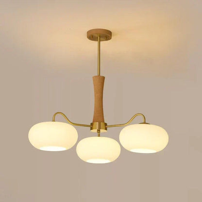 Ceiling Light in Vintage Style with Persimmon Finish