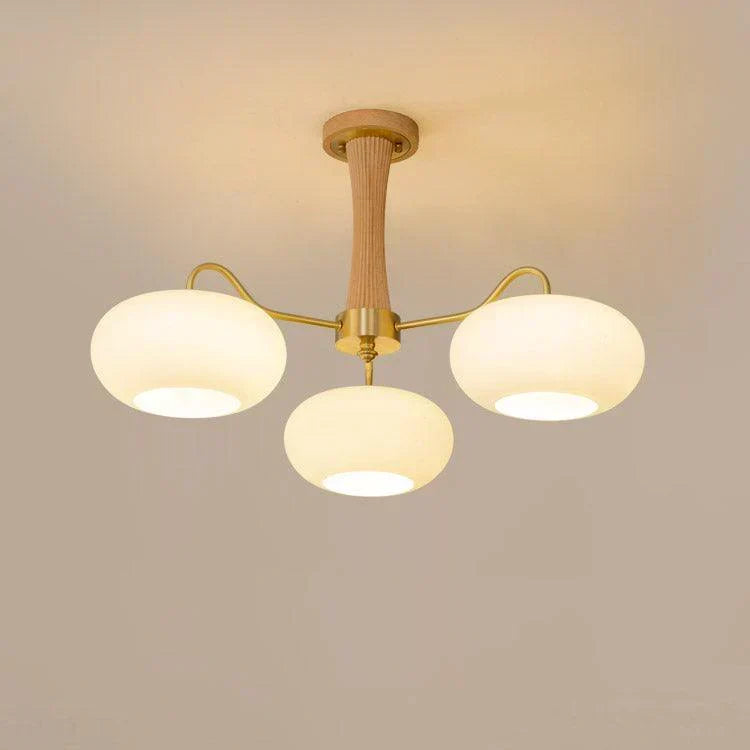 Ceiling Light in Vintage Style with Persimmon Finish