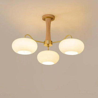 Ceiling Light in Vintage Style with Persimmon Finish