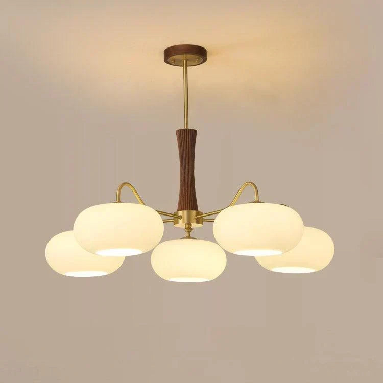 Ceiling Light in Vintage Style with Persimmon Finish