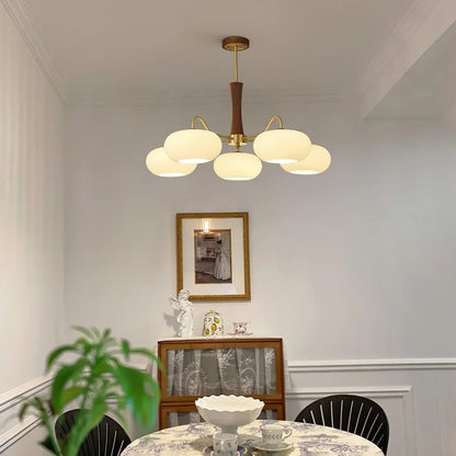 Ceiling Light in Vintage Style with Persimmon Finish