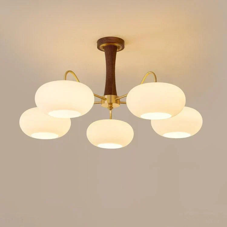 Ceiling Light in Vintage Style with Persimmon Finish