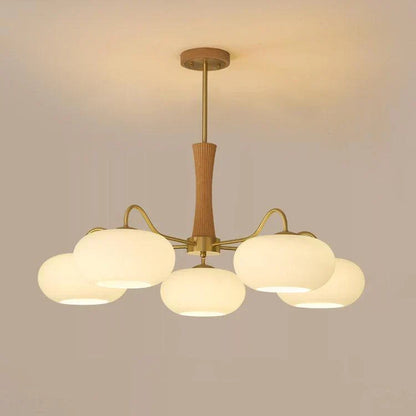Ceiling Light in Vintage Style with Persimmon Finish