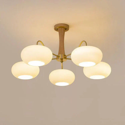 Ceiling Light in Vintage Style with Persimmon Finish