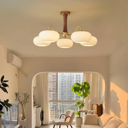 Ceiling Light in Vintage Style with Persimmon Finish