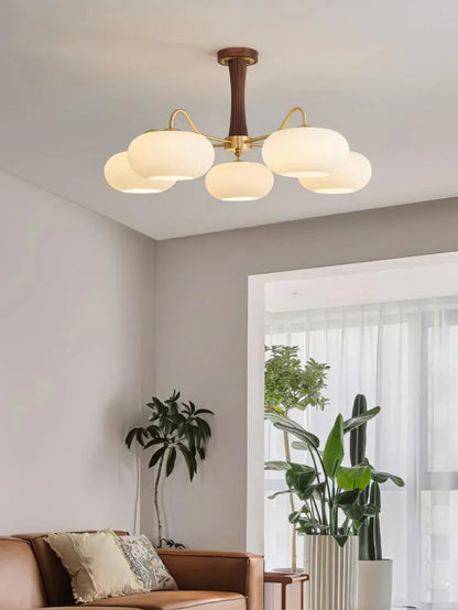Ceiling Light in Vintage Style with Persimmon Finish