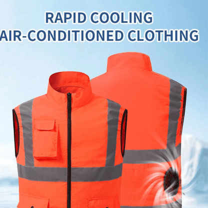 Cooling Vest with Integrated Fan for Outdoor Comfort - Lightweight Design