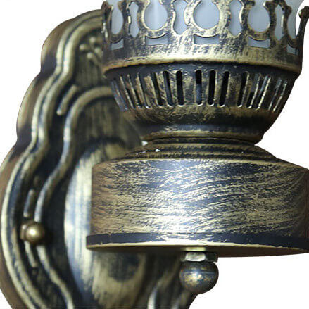 Bronze Finish Wall Sconce Light Fixture in Vintage Industrial Style