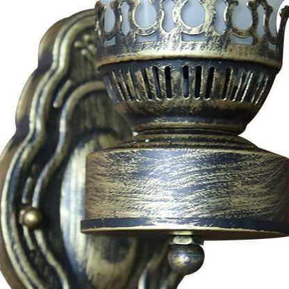Bronze Finish Wall Sconce Light Fixture in Vintage Industrial Style
