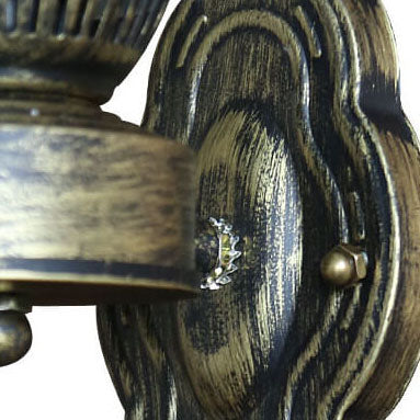 Bronze Finish Wall Sconce Light Fixture in Vintage Industrial Style