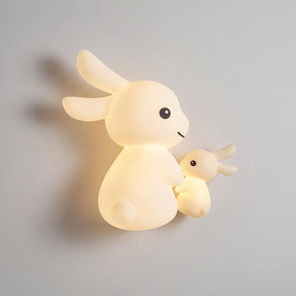 Children's Adjustable Wall Light - Rabbit Design with LED