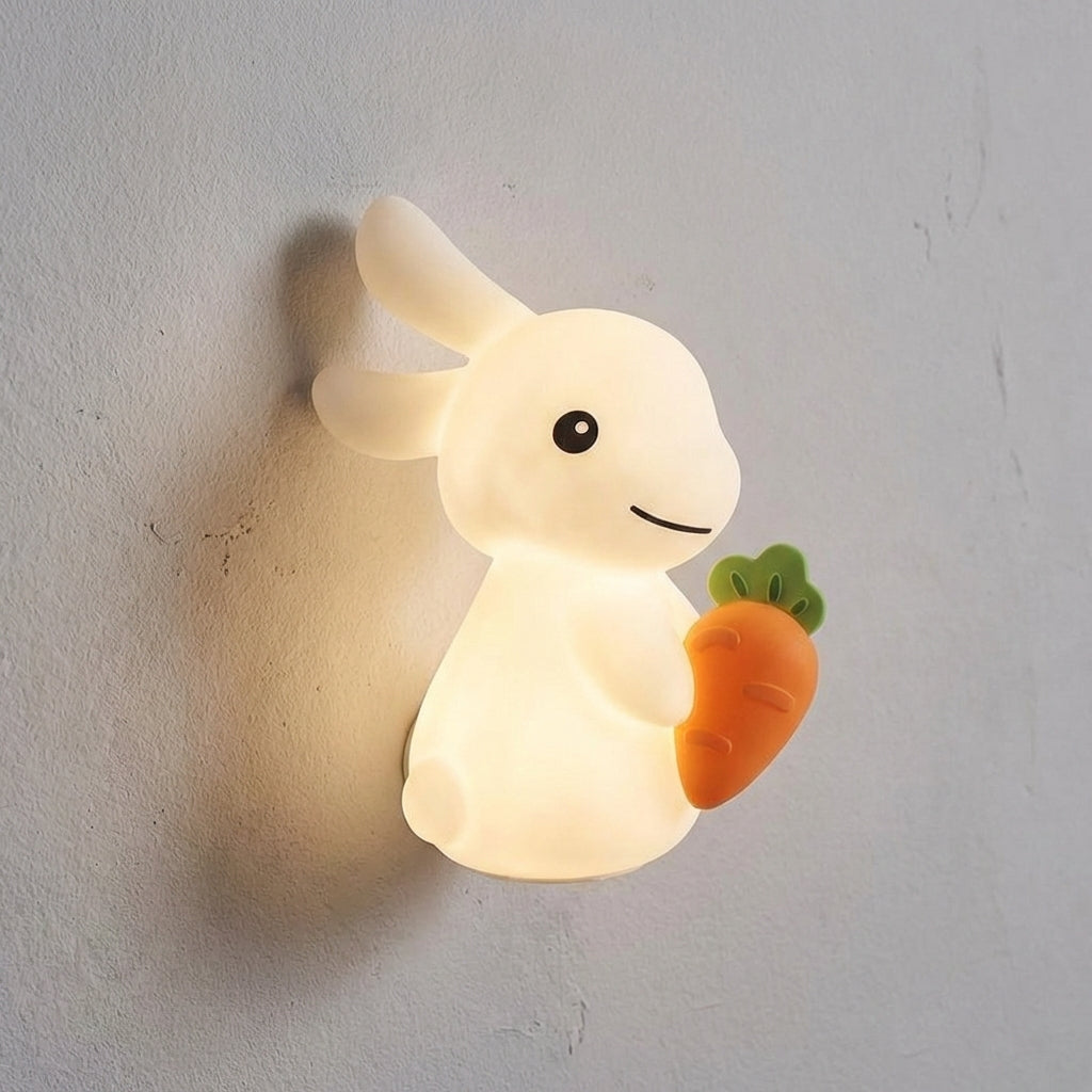 Children's Adjustable Wall Light - Rabbit Design with LED
