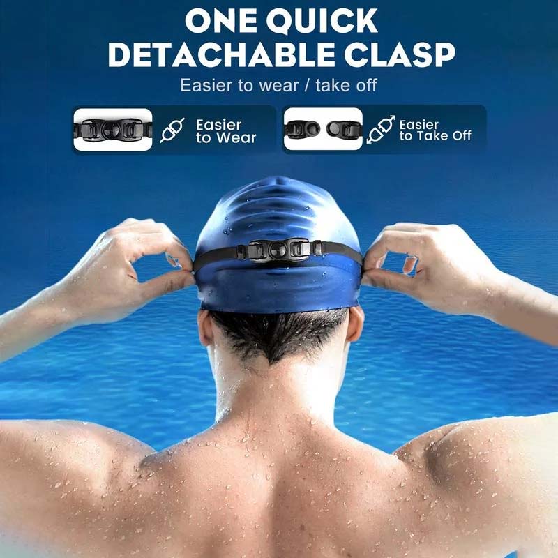 Adult Swim Goggles with 180-Degree Vision, Anti-Fog and Silicone Seals