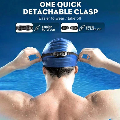 Wide-View Swim Goggles with Anti-Fog Technology