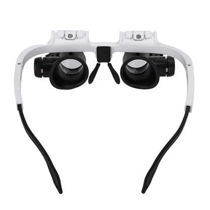 Dual LED Light Magnifier with Four Replaceable Lenses