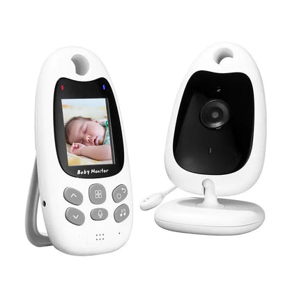 Audio and Video Baby Monitor with 3.5-Inch Color Display, Night Vision, Two-Way Communication, 300m Range