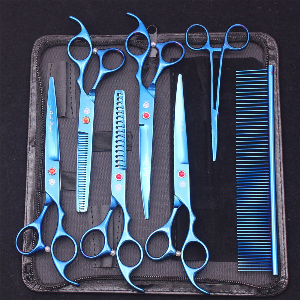 Precision Pet Grooming Scissors Set for Expert Trimming