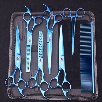 Precision Pet Grooming Scissors Set for Expert Trimming