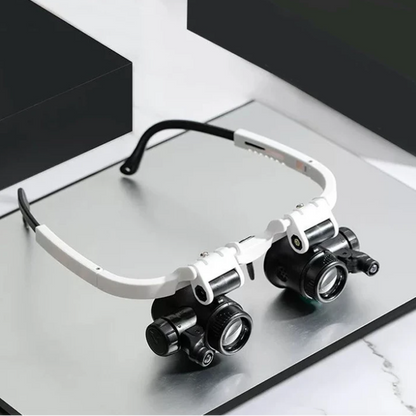 Dual LED Light Magnifier with Four Replaceable Lenses