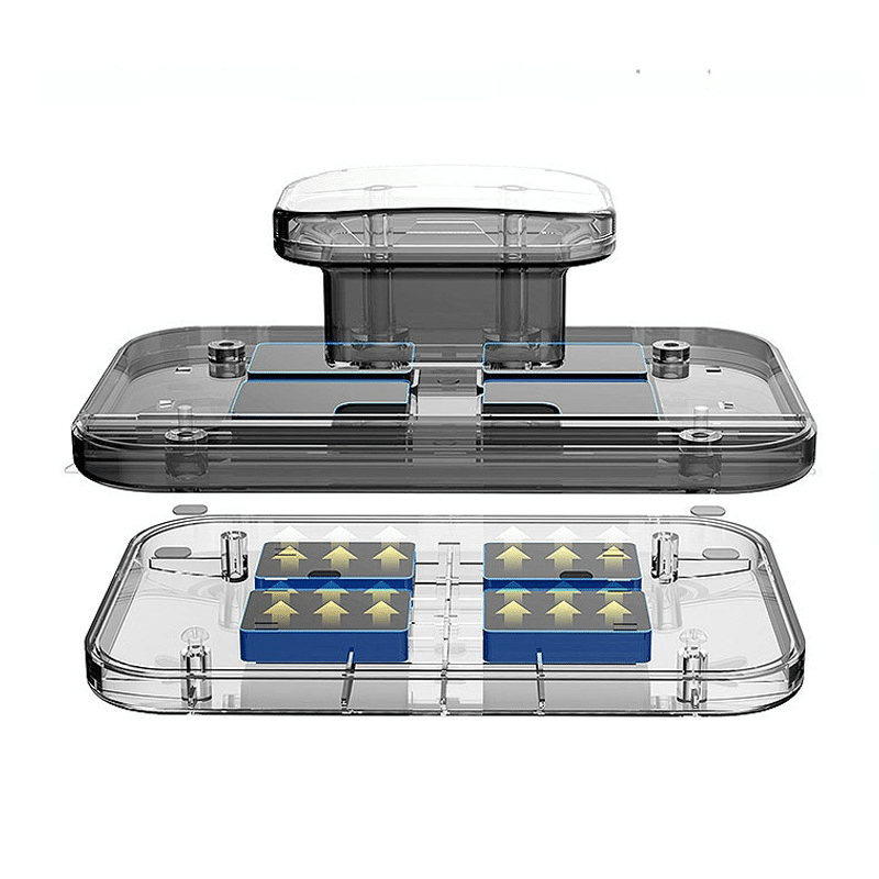 Smart Magnetic Window Cleaner with Dual Action Pads & Safety Line