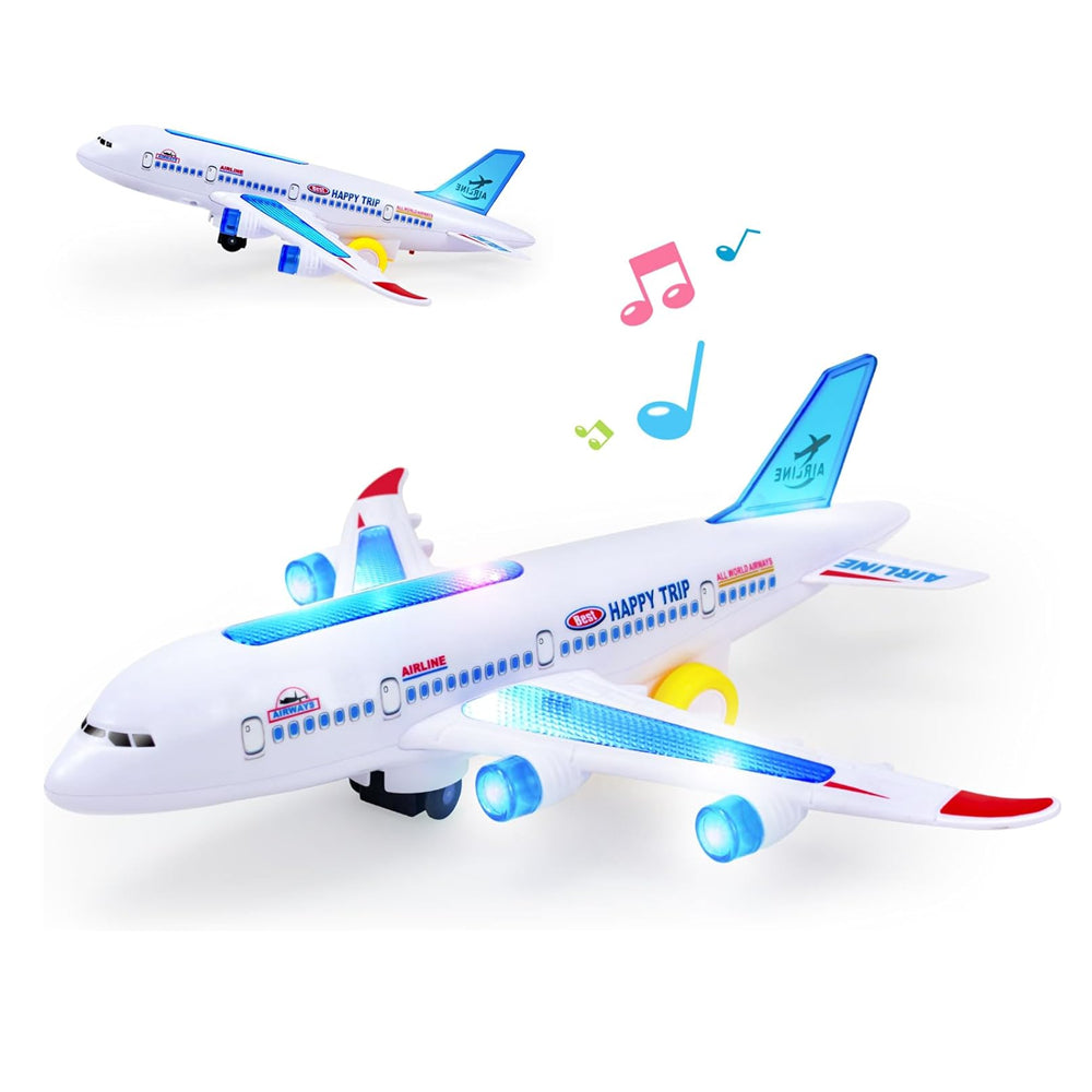 Interactive Flying Toy Plane with Smart Navigation and Lights