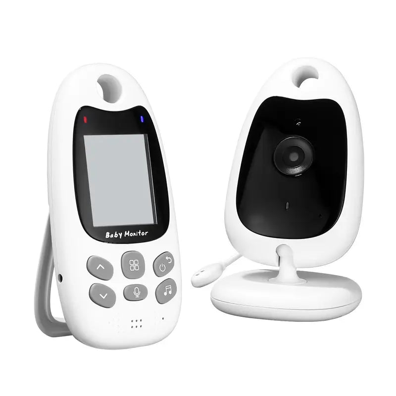 Audio and Video Baby Monitor with 3.5-Inch Color Display, Night Vision, Two-Way Communication, 300m Range