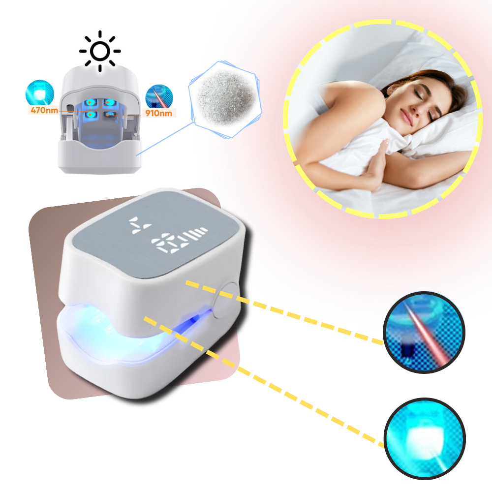Advanced Laser Nail Care Device with Blue Light Therapy